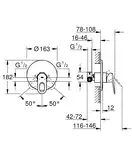 Смеситель для душа Grohe Bau Loop (цвет - хром) (29080000) фото 2 Aquada.com.ua