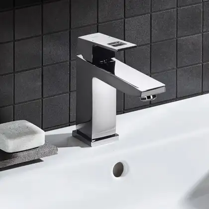 GROHE Смеситель для раковины, однорычажный Eurocube (23127000) фото 4 Aquada.com.ua GROHE Смеситель для раковины, однорычажный Eurocube (23127000) фото 4 Aquada.com.ua
