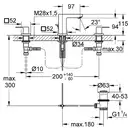 Смеситель для раковины Grohe Eurocube (цвет - хром) (20351000) фото 2 Aquada.com.ua