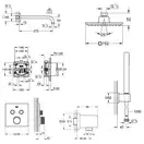 GROHE Набор скрытого монтажа для душа Smartcontrol Cube (23409SC0) фото 2 Aquada.com.ua
