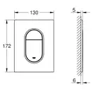 GROHE инсталляция для подвесного  унитаза Rapid SL 3в1 (39504000) фото 4 Aquada.com.ua
