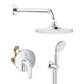 Grohe Комплект для душа Eurosmart з Tempesta Cosmopolitan 200, хром (25183004)