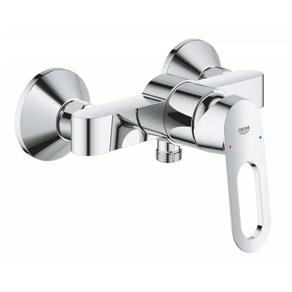Смеситель для душа Grohe Bau Loop (цвет - хром), без донного клапана (23634000) фото 1 Aquada.com.ua