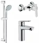 GROHE Набор смесителей 3 в 1 BAU EDGE (123208S) (123208S) фото 1 Aquada.com.ua