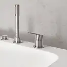 Смеситель однорычажный на борт ванны на 3 отверстия Grohe Lineare (цвет - хром) (19965001) фото 2 Aquada.com.ua