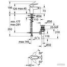 Смеситель для биде Grohe BauEdge (цвет - хром) (23331000) фото 2 Aquada.com.ua