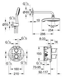 GROHE Душевая система GROHTHERM 2000 (34283001) фото 2 Aquada.com.ua