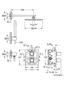 GROHE Душевая система GROHTHERM CUBE (34506000) фото 2 Aquada.com.ua