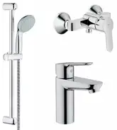 GROHE Набор смесителей 3 в 1 BAU EDGE (123208S)