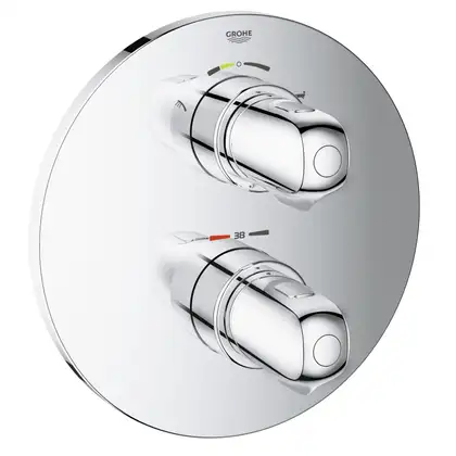 Термостат для ванны на 2 положения Grohe Grohtherm 1000 (цвет - хром) (19986000) фото 1 Aquada.com.ua