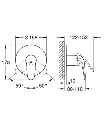 GROHE Смеситель для душа Eurostyle (24046003) фото 2 Aquada.com.ua GROHE Смеситель для душа Eurostyle (24046003) фото 2 Aquada.com.ua