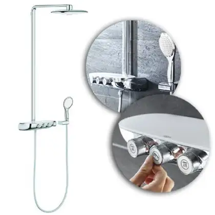 GROHE Душевая система RAINSHOWER SMARTCONTROL (26250LS0) фото 2 Aquada.com.ua GROHE Душевая система RAINSHOWER SMARTCONTROL (26250LS0) фото 2 Aquada.com.ua