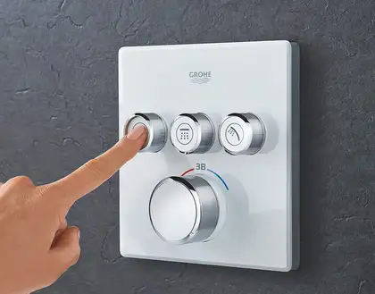 GROHE Термостат прихованого монтажу з 3-ма кнопками керування GROHTHERM SMARTCONTROL (29157LS0) (29157LS0) фото 3 Aquada.com.ua