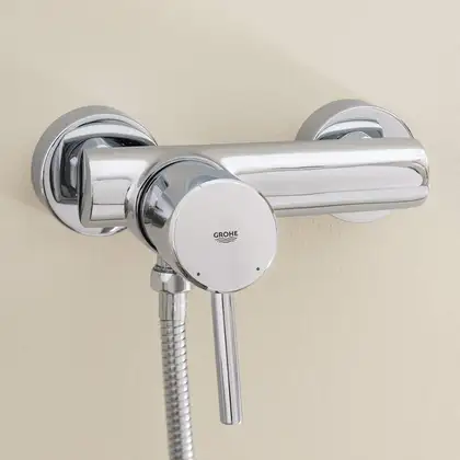 Смеситель однорычажный для душа Grohe Concetto DN 15 (цвет - хром) (32210001) фото 3 Aquada.com.ua Смеситель однорычажный для душа Grohe Concetto DN 15 (цвет - хром) (32210001) фото 3 Aquada.com.ua