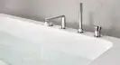 Смеситель однорычажный на борт ванны на 4 отверстия Grohe Lineare (цвет - хром) (19577001) фото 5 Aquada.com.ua