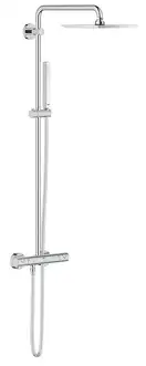 GROHE Душевая система с термостатом для настенного монтажа, хром Euphoria XXL 230 (26187000) фото 4 Aquada.com.ua