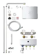 GROHE Душевая система Grohe Euphoria SmartControl 310 Cube Duo 26508000 с термостатом (26508000) фото 5 Aquada.com.ua
