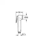 GROHE Ручний душ, 1 режим струменю Tempesta-F Trigger Spray 30  (27512001) фото 5 Aquada.com.ua