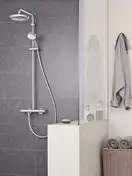 GROHE Душова система з термостатом для настінного монтажу New Tempesta Cosmopolitan 210 (27922001) фото 10 Aquada.com.ua
