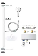 GROHE Термостат с душевым набором Grohtherm SmartControl (34721000) фото 6 Aquada.com.ua