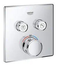 Grohe Grohtherm SmartControl Термостат на 2 споживача, хром (29124000)