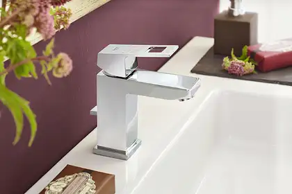 GROHE Смеситель для раковины, однорычажный Eurocube (23127000) фото 12 Aquada.com.ua GROHE Смеситель для раковины, однорычажный Eurocube (23127000) фото 12 Aquada.com.ua