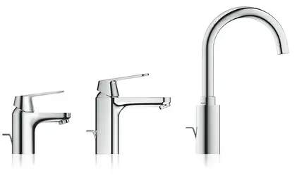 Смеситель для раковины Grohe Eurosmart Cosmopolitan (цвет - хром), с донным клапаном (23325000) фото 8 Aquada.com.ua Смеситель для раковины Grohe Eurosmart Cosmopolitan (цвет - хром), с донным клапаном (23325000) фото 8 Aquada.com.ua
