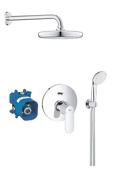 GROHE Душовий комплект із системою Tempesta 210 Eurosmart Cosmopolitan (25183001) фото 2 Aquada.com.ua GROHE Душовий комплект із системою Tempesta 210 Eurosmart Cosmopolitan (25183001) фото 2 Aquada.com.ua