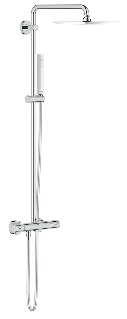 GROHE Душевая система с термостатом для настенного монтажа, хром Euphoria XXL 230 (26187000) фото 4 Aquada.com.ua GROHE Душевая система с термостатом для настенного монтажа, хром Euphoria XXL 230 (26187000) фото 4 Aquada.com.ua