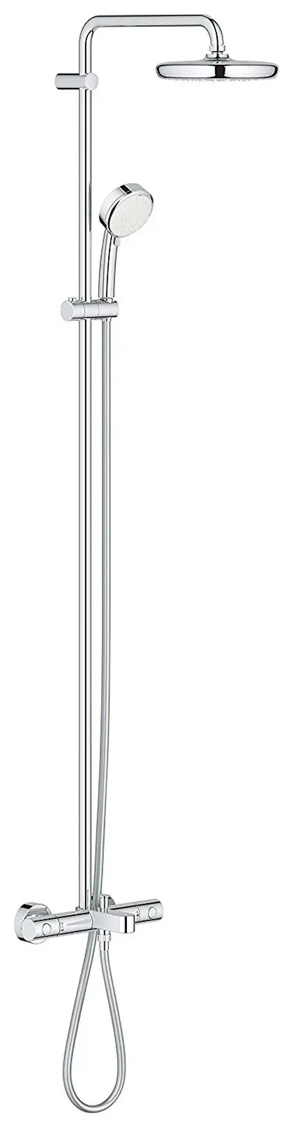 GROHE Душова система настінного монтажу з термостатом для ванни Tempesta Cosmopolitan System 210 (26223001 фото 5 Aquada.com.ua GROHE Душова система настінного монтажу з термостатом для ванни Tempesta Cosmopolitan System 210 (26223001 фото 5 Aquada.com.ua