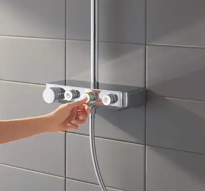 GROHE Душевая система с термостатом Euphoria SmartControl System 310 (26507000) фото 5 Aquada.com.ua GROHE Душевая система с термостатом Euphoria SmartControl System 310 (26507000) фото 5 Aquada.com.ua