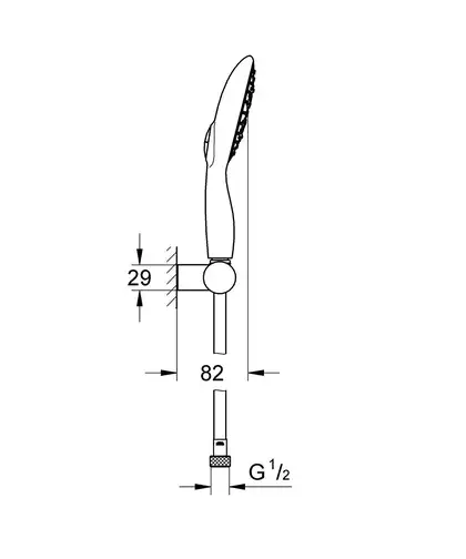 GROHE Душовий набір 4+ режими струменю Power&Soul 130  (27742000) фото 11 Aquada.com.ua