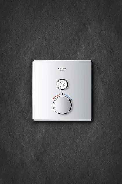 Термостат для ванны/душа на 1 выход Grohe Grohtherm SmartControl (цвет - хром) (29123000) фото 3 Aquada.com.ua Термостат для ванны/душа на 1 выход Grohe Grohtherm SmartControl (цвет - хром) (29123000) фото 3 Aquada.com.ua