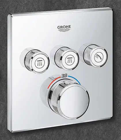 GROHE Термостат встраеваемый на 3 выхода Grohtherm SmartControl (29126000) фото 8 Aquada.com.ua