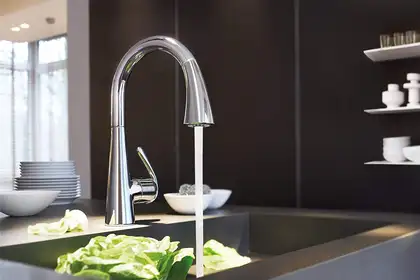 GROHE Сенсорний одноважільний змішувач для мийки Zedra Touch  (30219001) фото 6 Aquada.com.ua