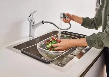 Смеситель для кухни Grohe Eurosmart (цвет - хром) (30305000) фото 8 Aquada.com.ua