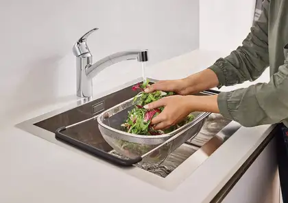 Смеситель для кухни Grohe Eurosmart (цвет - хром) (30305000) фото 9 Aquada.com.ua