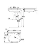 GROHE Раковина EURO CERAMIC (39335000) фото 17 Aquada.com.ua