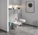 Унитаз подвесной Grohe Bau Ceramic, безоободковый (39427000) фото 15 Aquada.com.ua