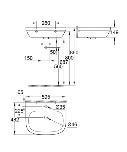 GROHE Раковина EURO CERAMIC (39335000) фото 17 Aquada.com.ua GROHE Раковина EURO CERAMIC (39335000) фото 17 Aquada.com.ua