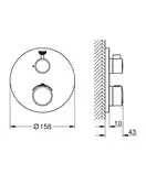 GROHE Термостат для душа Grohtherm (24075000) фото 2 Aquada.com.ua