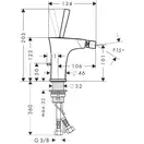 HANSGROHE Смеситель для биде,однорычажный,(цв. белый) PuraVida (15270400) фото 2 Aquada.com.ua