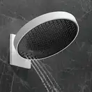 HANSGROHE  Верхний душ 360 3jet с настенным держателем, матовый белый Rainfinity (26234700) фото 4 Aquada.com.ua