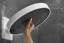 HANSGROHE  Верхний душ 360 3jet с настенным держателем, матовый белый Rainfinity (26234700) фото 5 Aquada.com.ua
