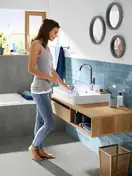 HANSGROHE Смеситель для раковины 240, однорычажный Novus (71126000) фото 2 Aquada.com.ua