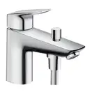 HANSGROHE Смеситель на борт ванны с переключателем на душ Logis Monotrou (71312000) фото 1 Aquada.com.ua