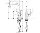HANSGROHE Смеситель для кухни 300, однорычажный, с выдвижной изливом Talis Select S (72821000) фото 2 Aquada.com.ua