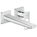 HANSGROHE Смеситель для раковины однорычажный с дугообразной ручкой и изливом 225 мм, настен. монтаж, хром Metropol (74526000) фото 1 Aquada.com.ua