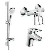 Hansgrohe Набор смесителей для душа, умывальник Logis Loop 70 (1052019)