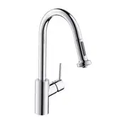 HANSGROHE Змішувач для кухні Talis S2 Variarc з висувним виливом, хром (14877000)